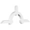 Ekena Millwork Ericson Architectural Grade PVC Gable Bracket, 96"W x 40"H x 6"D x 6"F, 10/12 Pitch GBP096X40X0606ERI00 - alternate 1